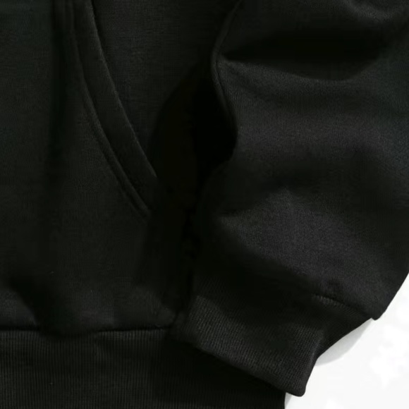 🔴 CLEARANCE 🏷️ NWT BLACK “WORLD’S DOPEST DAD” CANNABIS HOODED SWEATSHIRT Mens XL - Picture 4 of 7